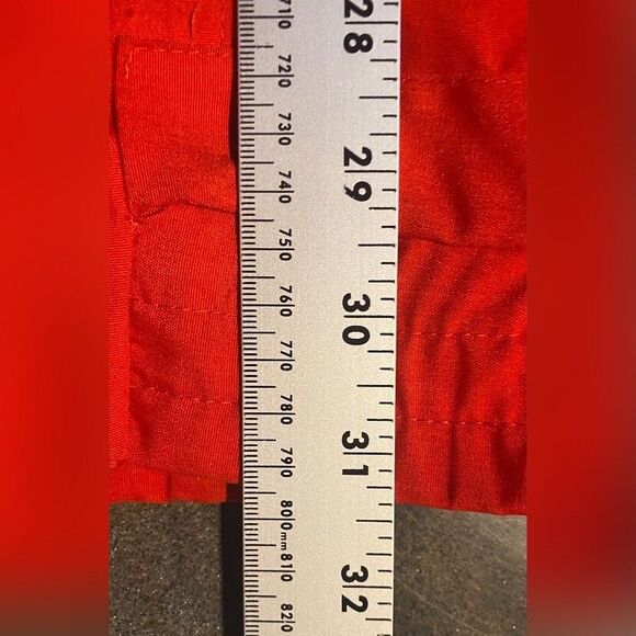 Current Seen Coat Women’s Large Red Blue Hood Oversized Storm Coat Russia - Picture 5 of 7